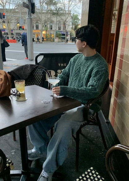 &lt;情侶裝系列&gt;針織簡約上衣