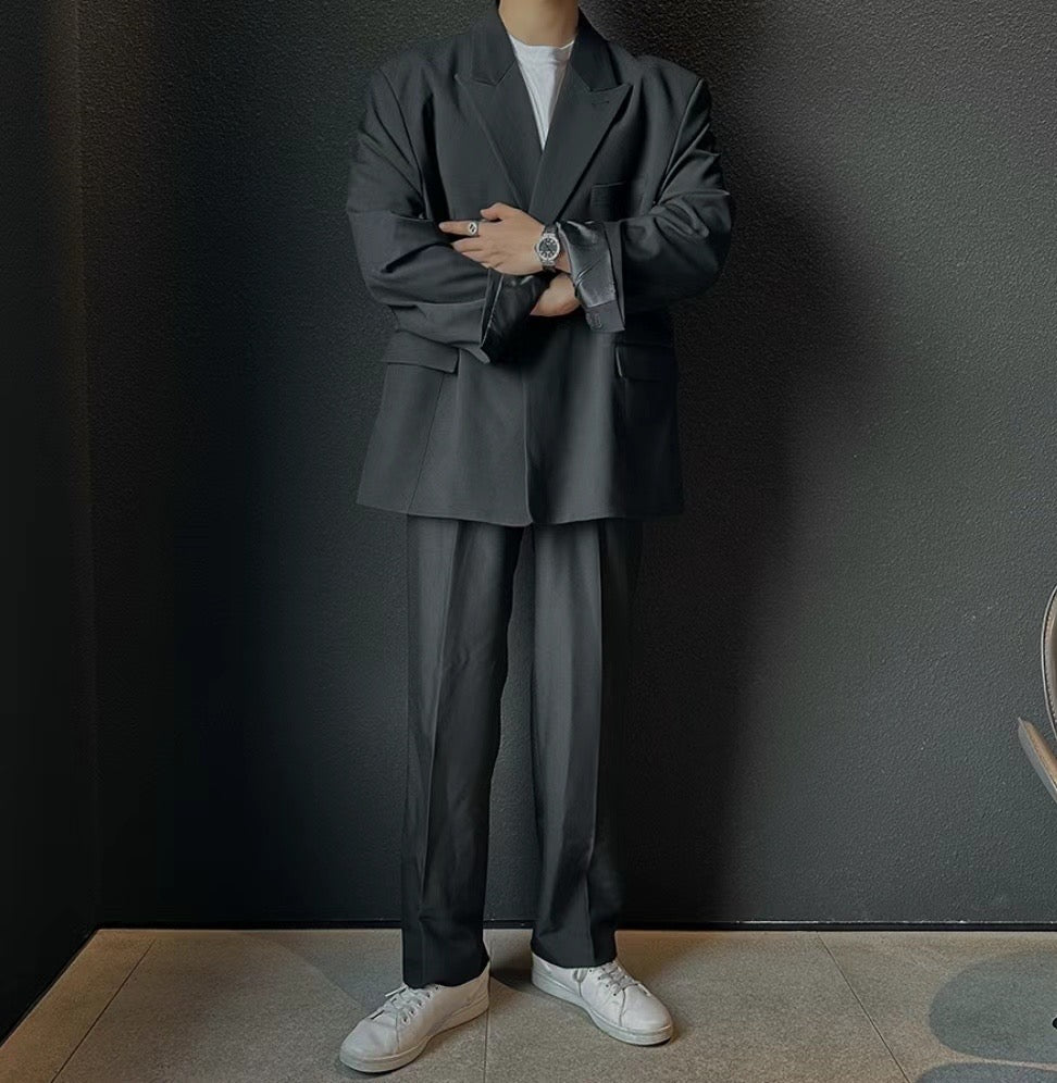 韓系西裝 - 長褲(3色)