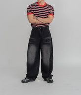 [可調校長度!]漸變牛仔褲