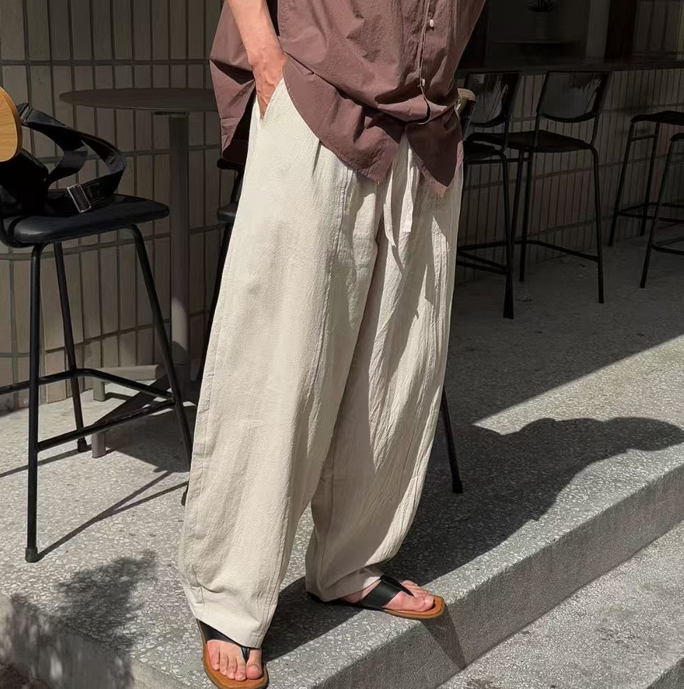 男女裝系列 寬鬆落地長褲