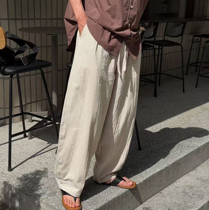 男女裝系列 寬鬆落地長褲