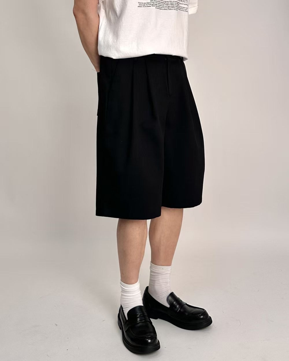 中長西裝短褲