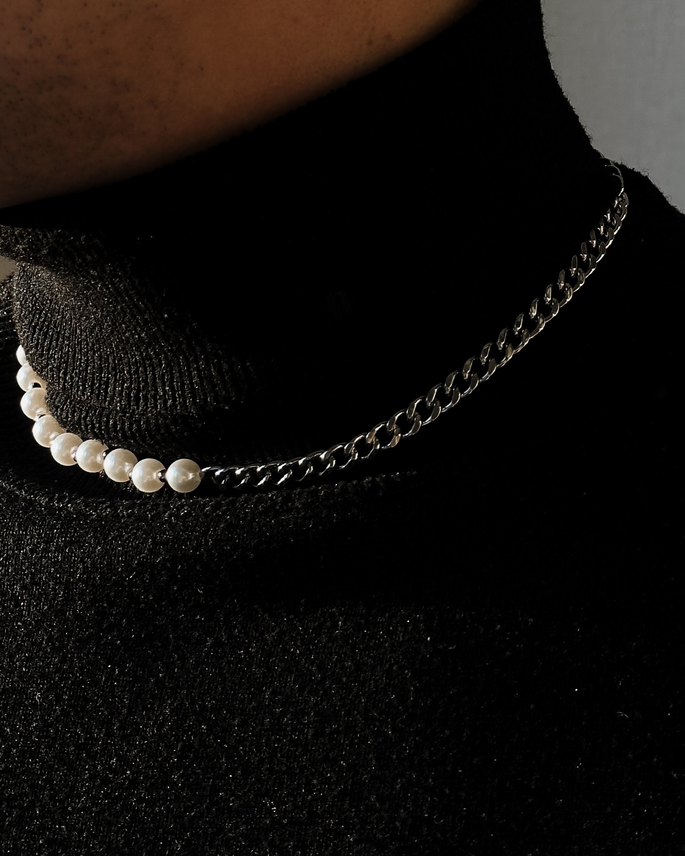 現貨 Pearl Cuban Necklace