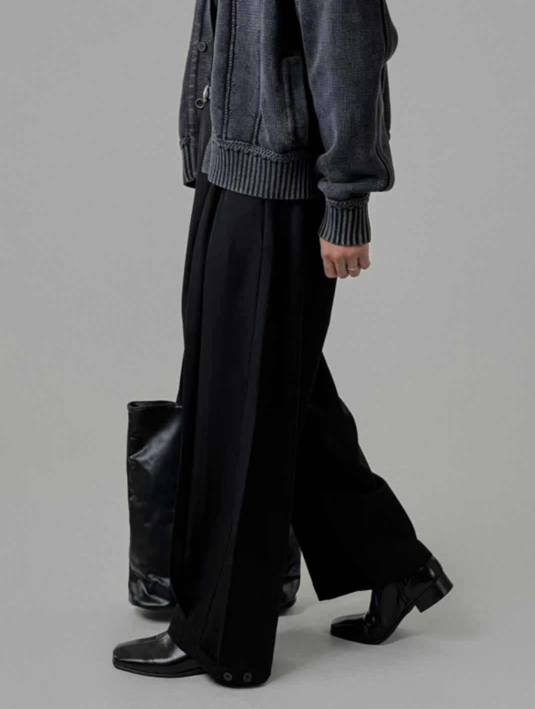 垂墜感西裝長褲