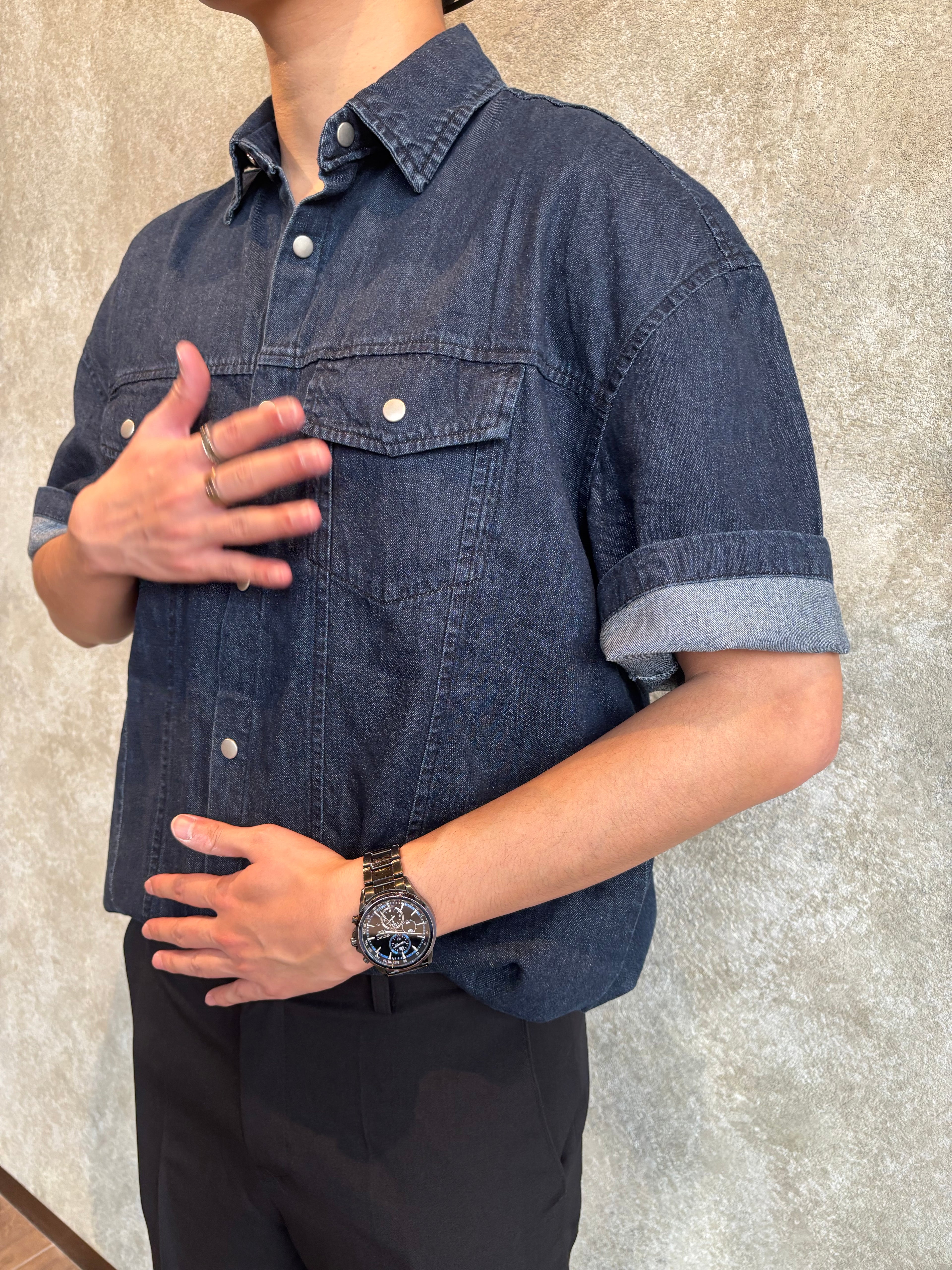 牛仔布襯衫