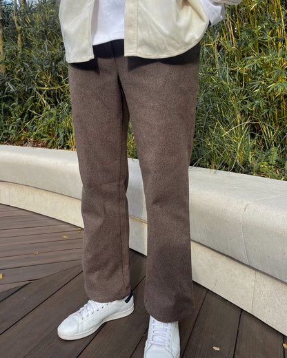 挺身超舒適長褲 - 啡色