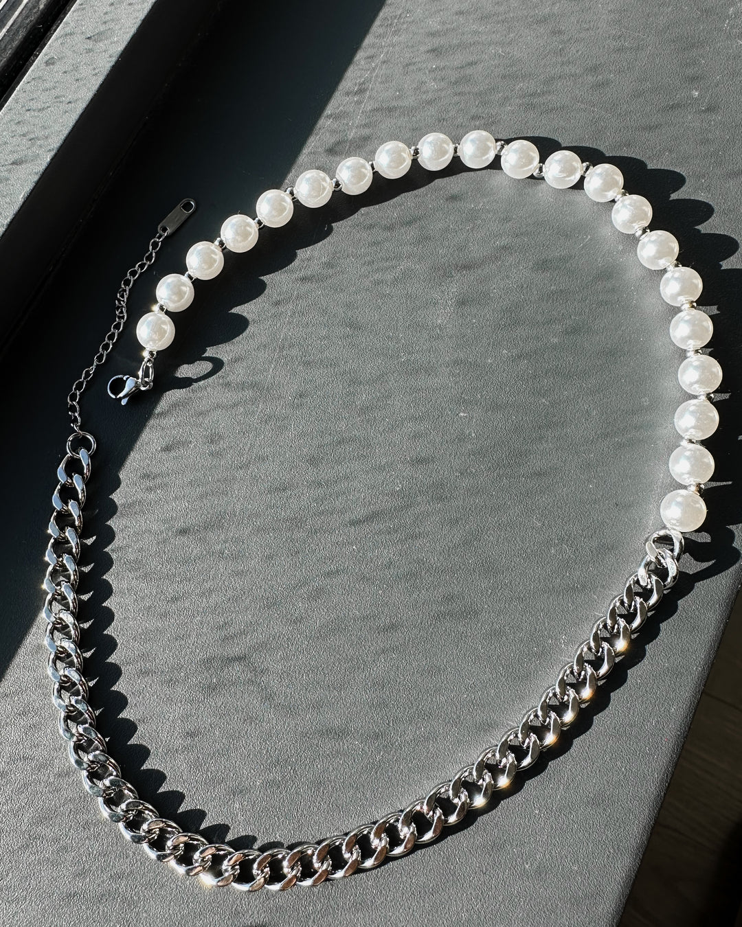 Pearl Cuban Necklace