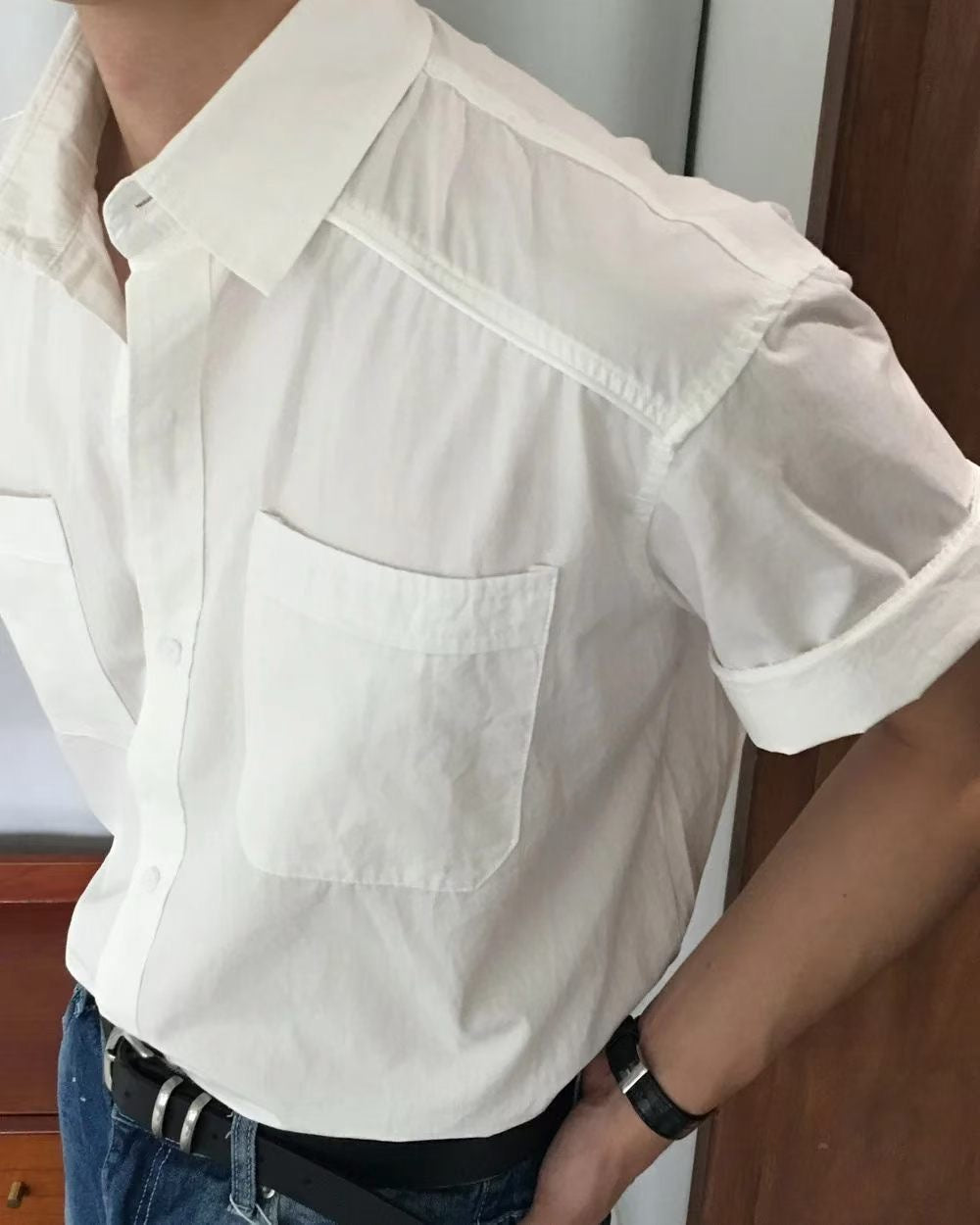 基本款短袖襯衫