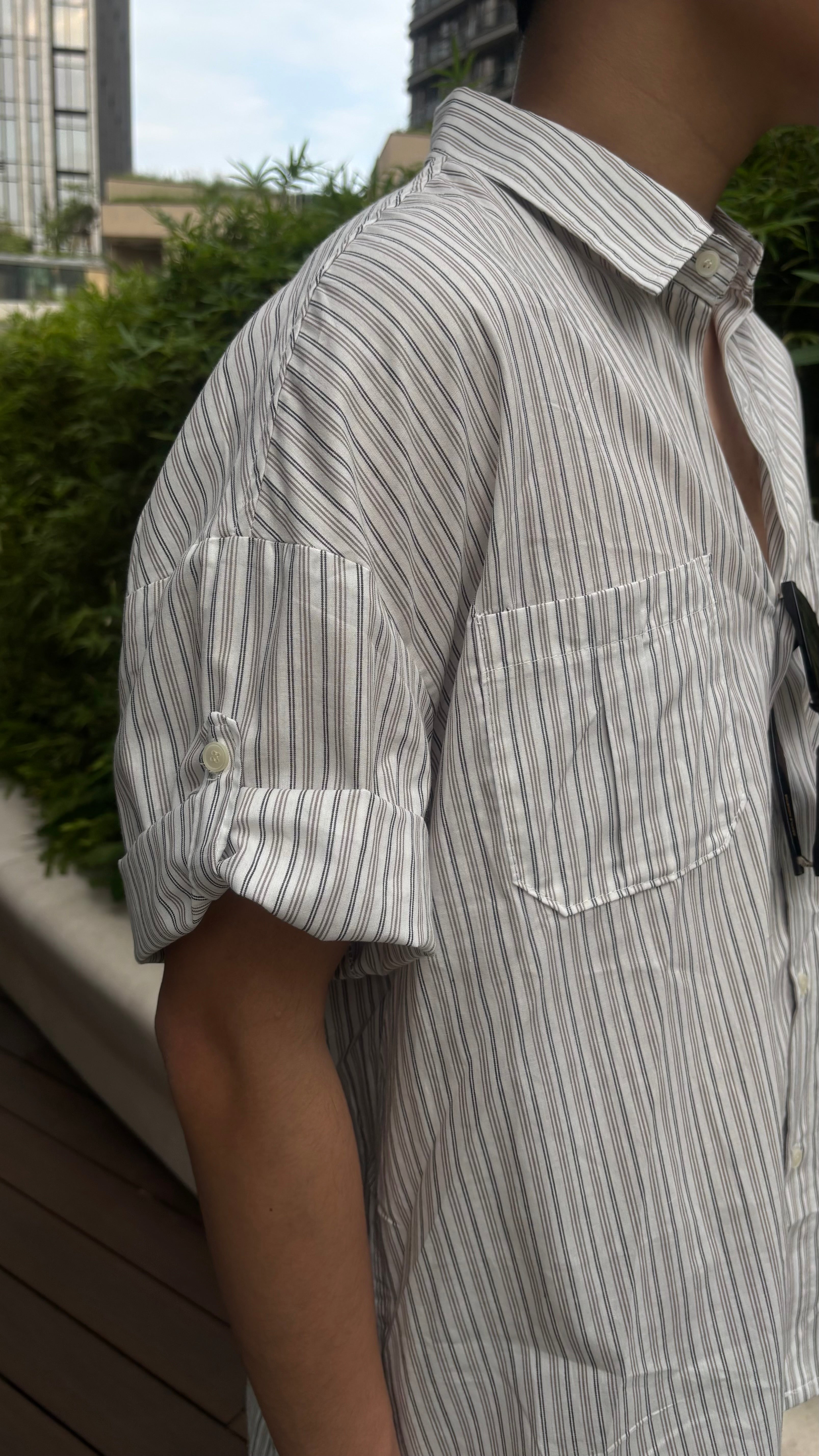 直間短袖襯衫