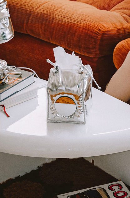 [精緻Y2K]鏡面反光紙巾盒