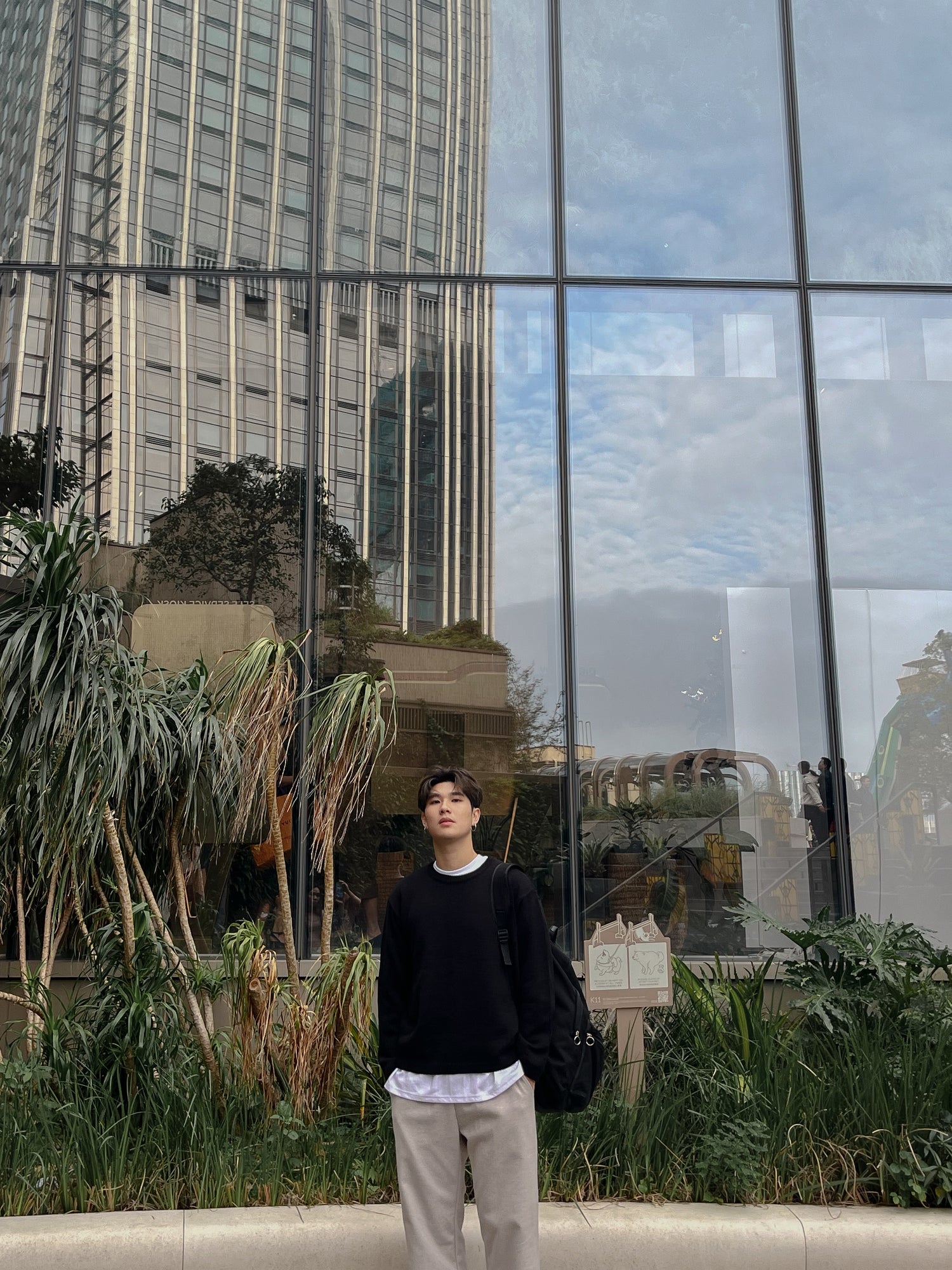 挺身超舒適長褲 - 淺米