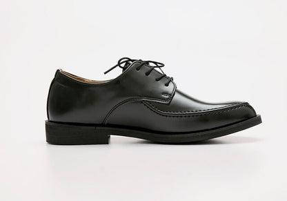 [韓國製增高2.5cm]尖頭增高皮鞋