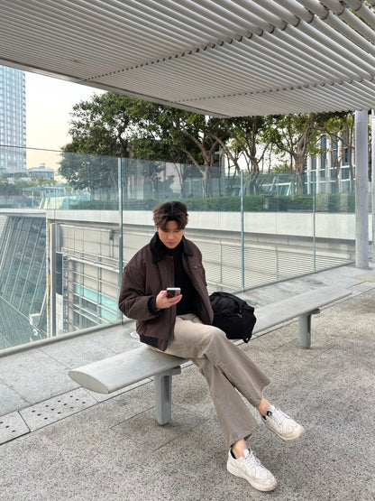 挺身翻領短褸