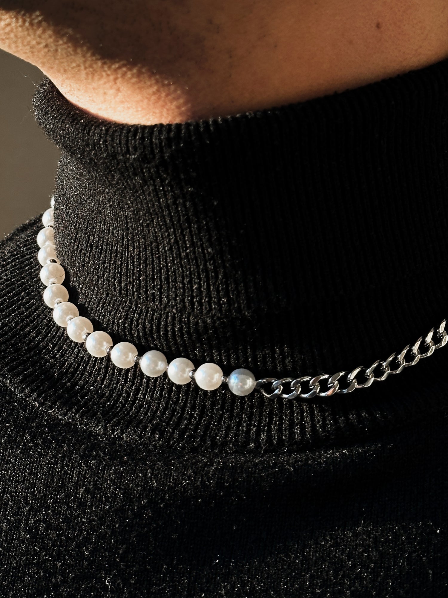 現貨 Pearl Cuban Necklace