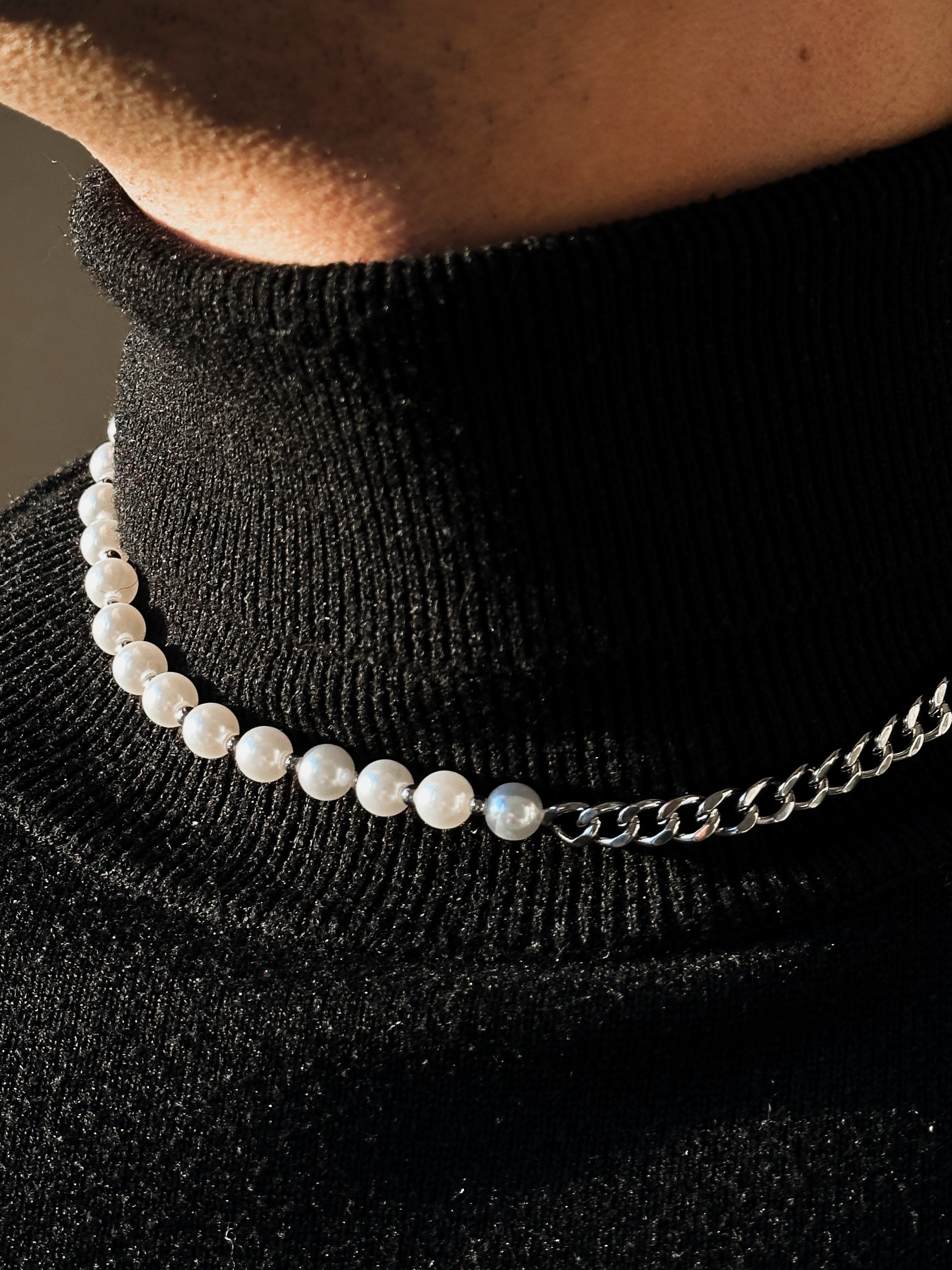 現貨 Pearl Cuban Necklace