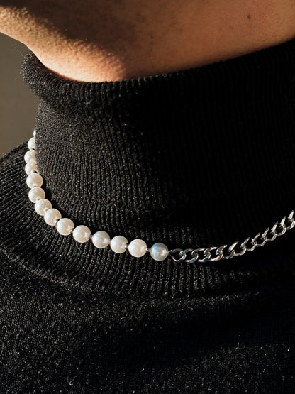 現貨 Pearl Cuban Necklace