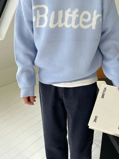 Butter圓領針織上衣