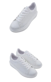 [韓國製增高4cm]純色輕身波鞋