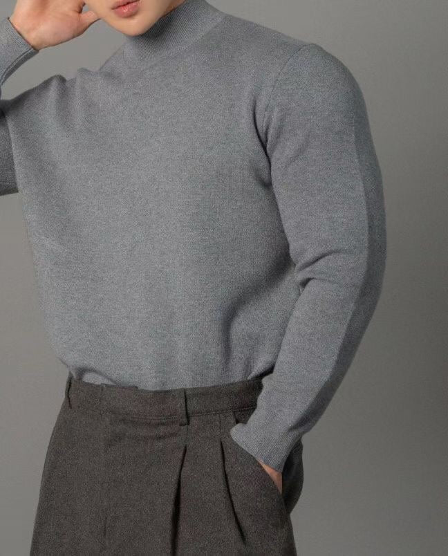 柔軟親膚半領上衣