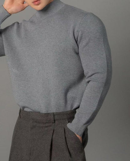 柔軟親膚半領上衣