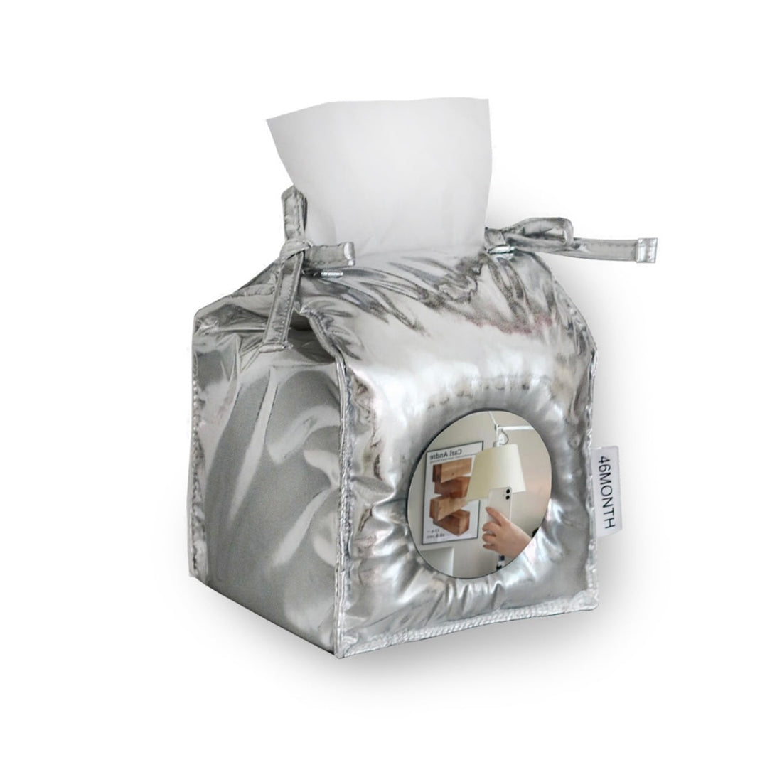 [精緻Y2K]鏡面反光紙巾盒