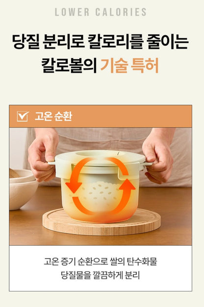 Calobowl 微波爐減醣煮飯盒