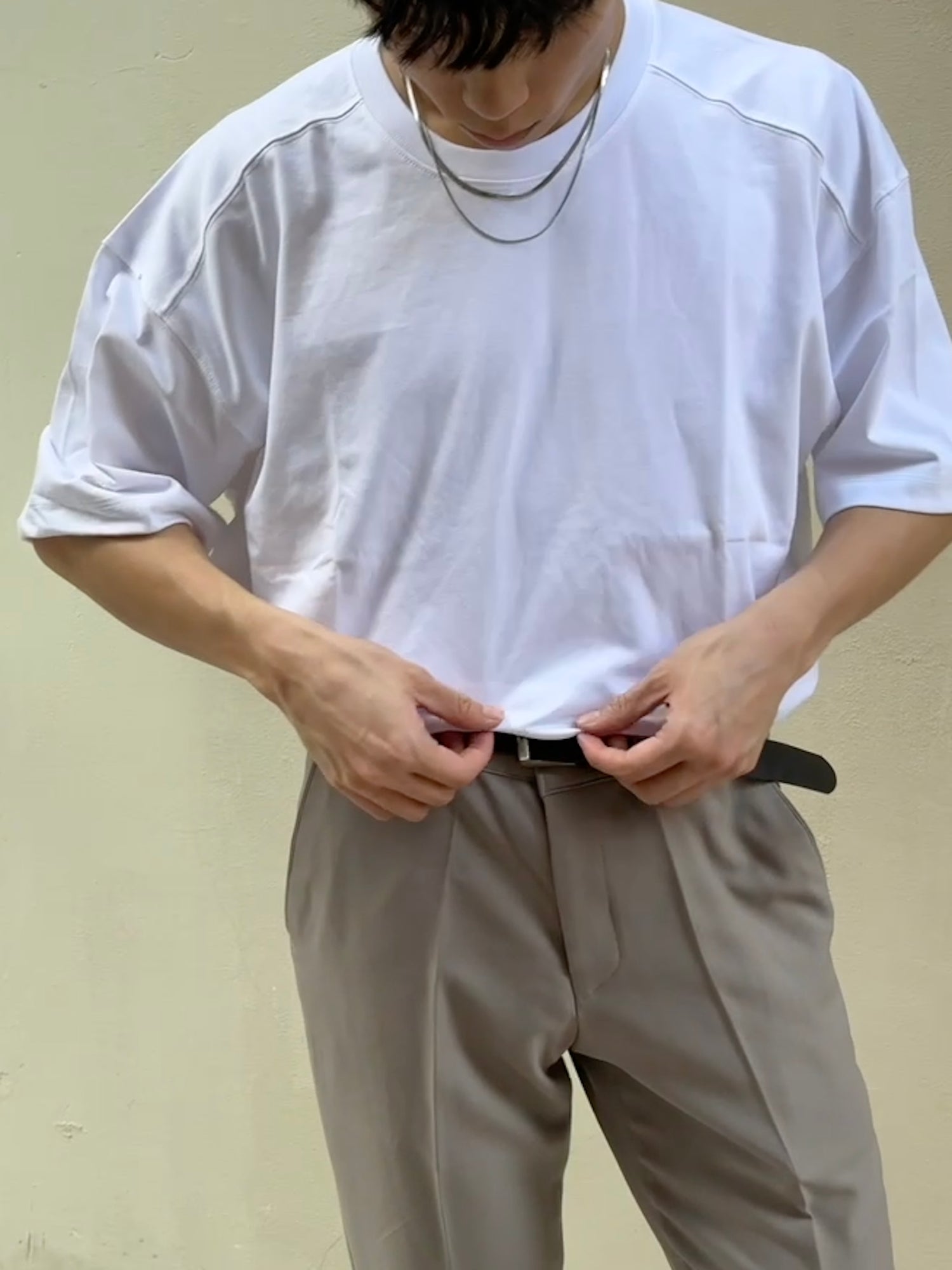 基本直腳長褲 香港男裝