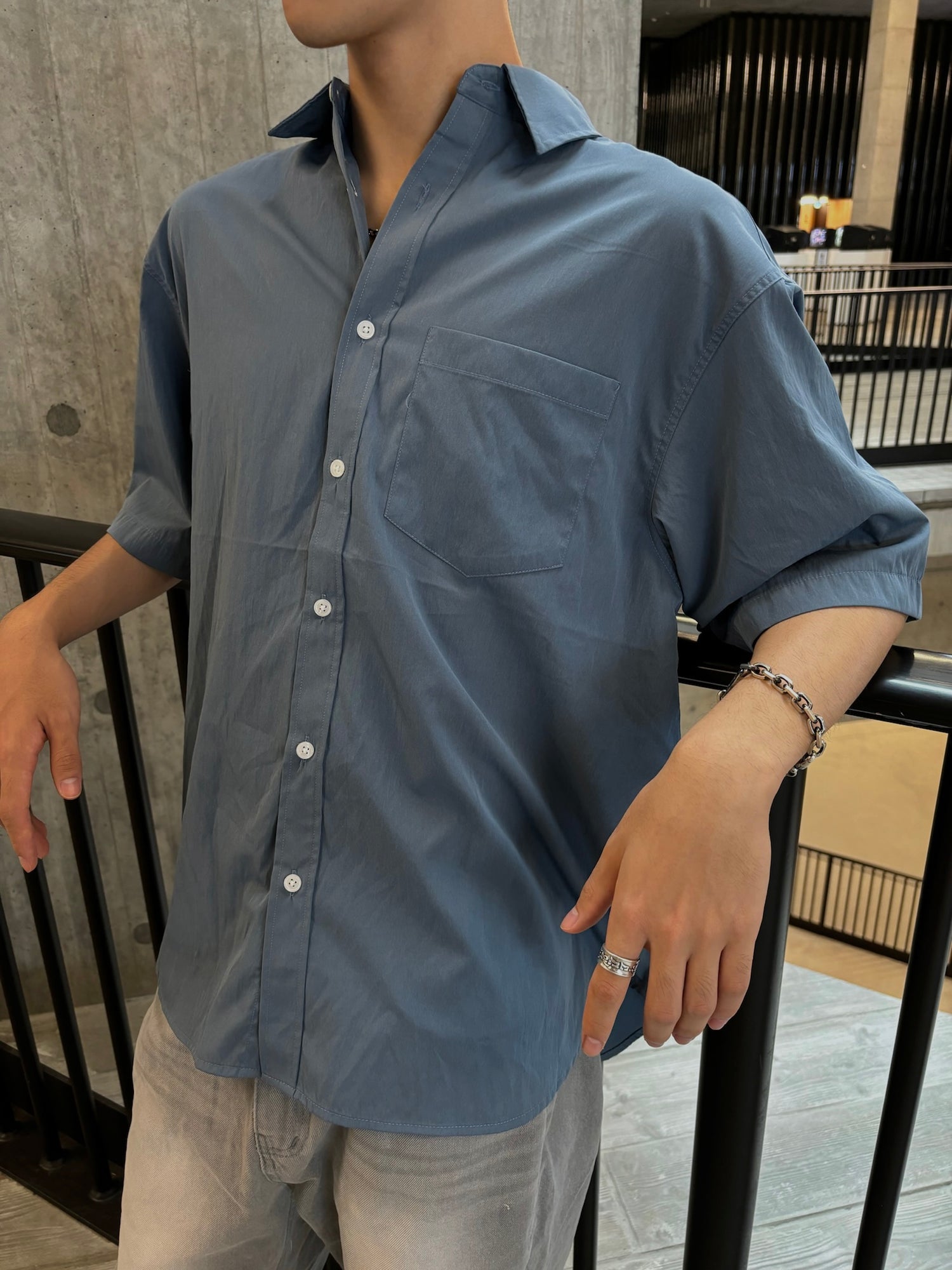 韓系短袖襯衫