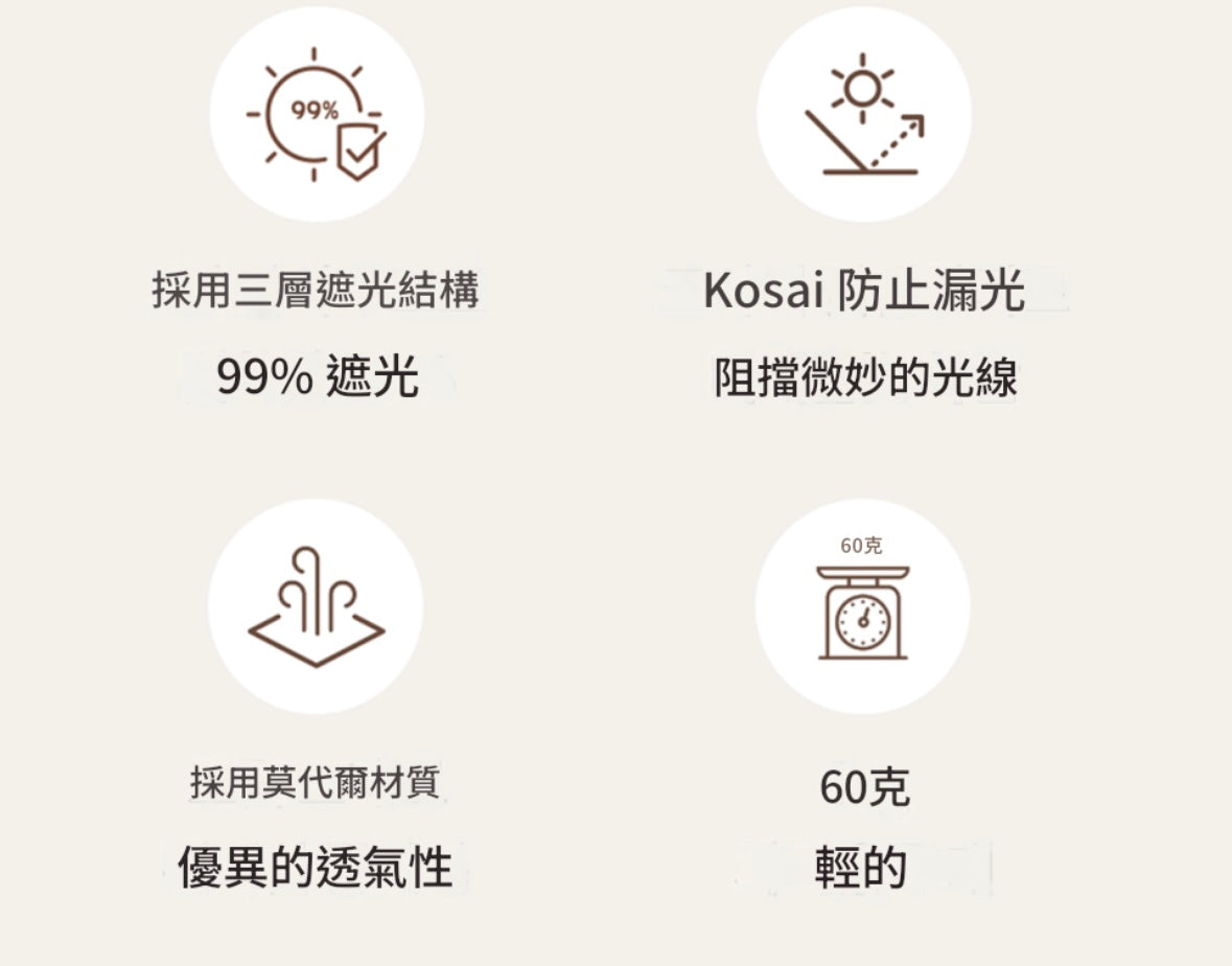 [優質睡眠]Compoluv強力遮光助眠眼罩
