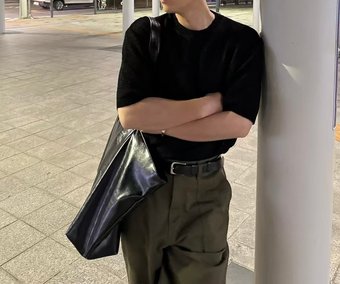 韓系質感短袖上衣