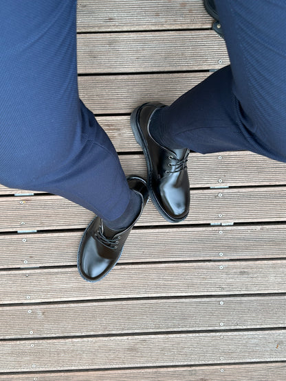 韓國製皮革傳統德比鞋