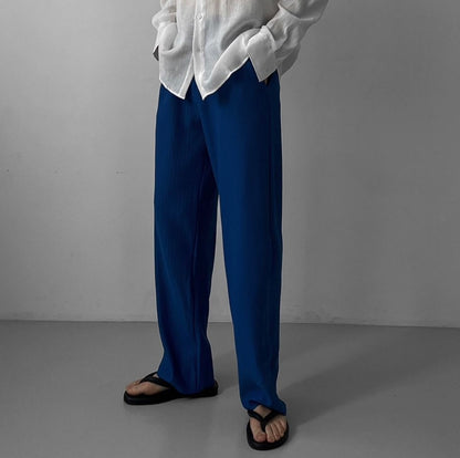 落地親膚長褲 - 韓國男裝