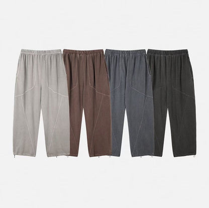 落地不規則紋棉褲