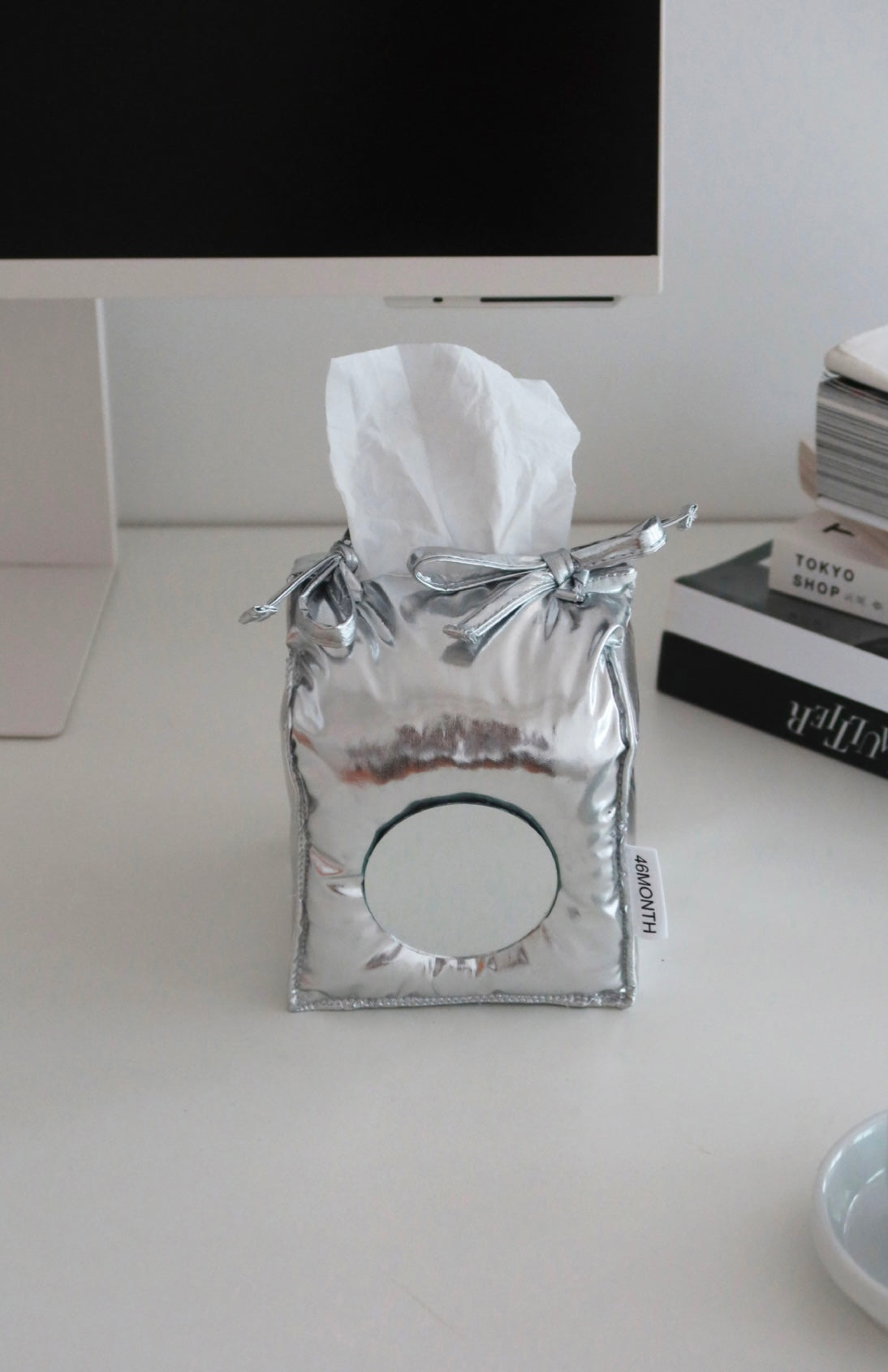 [精緻Y2K]鏡面反光紙巾盒