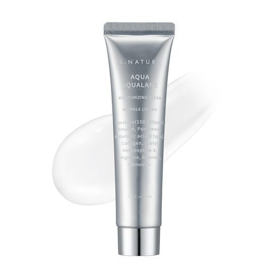 [水光肌保濕]S.Nature玻尿酸角鯊精華保濕面霜60ml x2（1+1 超值組合）