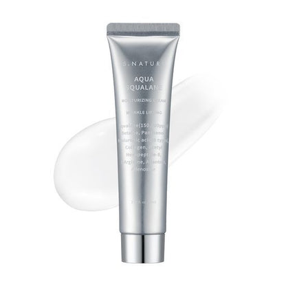 [水光肌保濕]S.Nature玻尿酸角鯊精華保濕面霜60ml x2（1+1 超值組合）