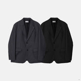 韓系西裝套裝(全套)-灰色