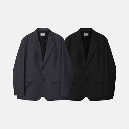 韓系西裝套裝(全套)-灰色