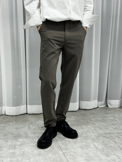 [韓國製增高4cm]加厚尖圓頭德比鞋Derby Shoes