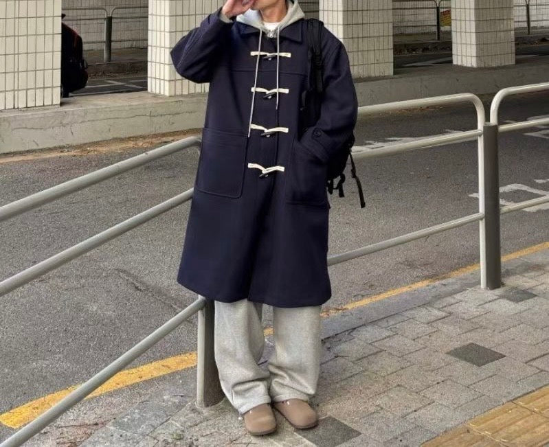 羊毛雙排鈕大褸