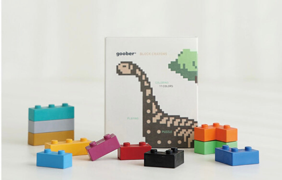 [創意育兒]韓國製無毒大豆蠟筆盒(Lego/俄羅斯方塊/農場水果/花生形狀)