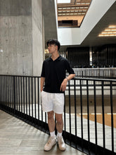 超透氣百搭白色短褲-韓國男裝