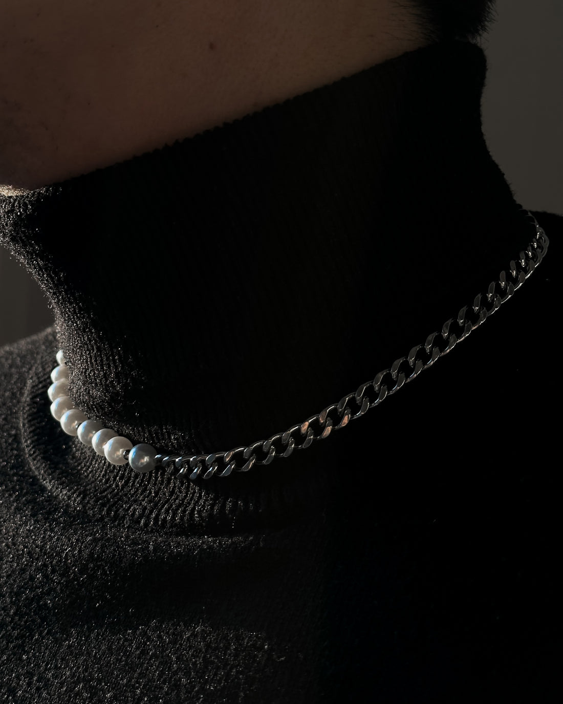 現貨 Pearl Cuban Necklace