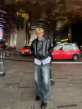 深藍落地牛仔褲 韓國男裝