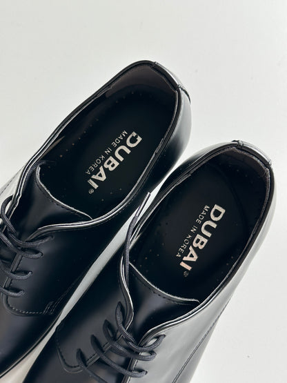 韓國製皮革德比鞋