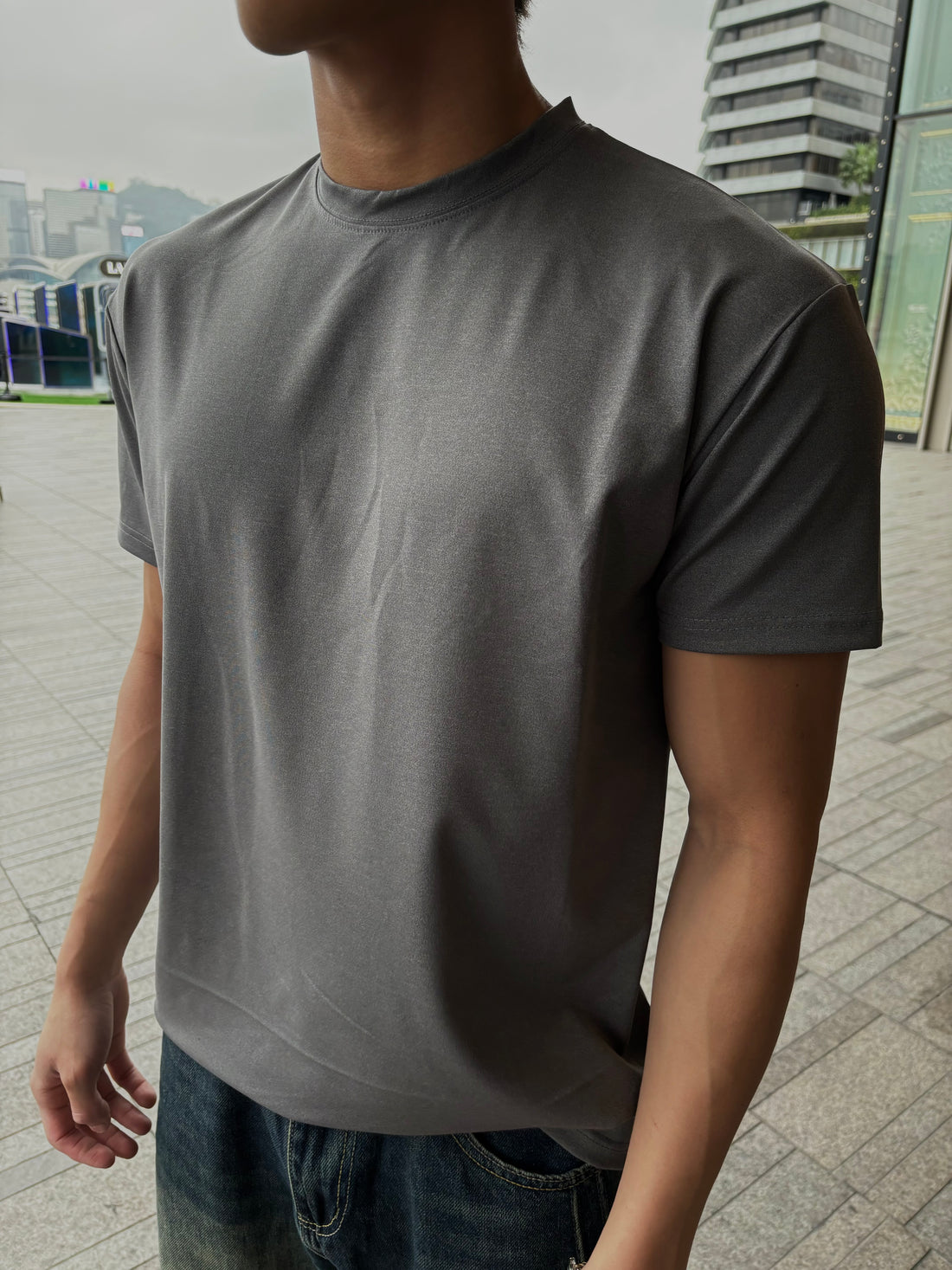 短袖彈性上衣 (4色)