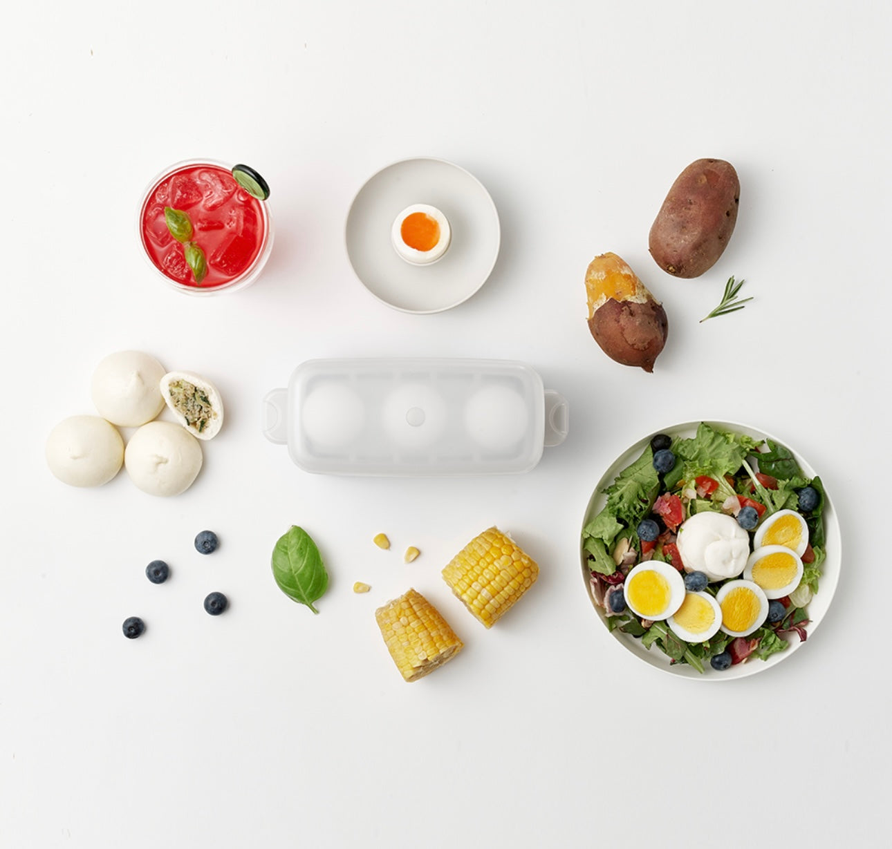 [三種雞蛋模式]糖心/半熟/全熟蒸蛋器(3粒)