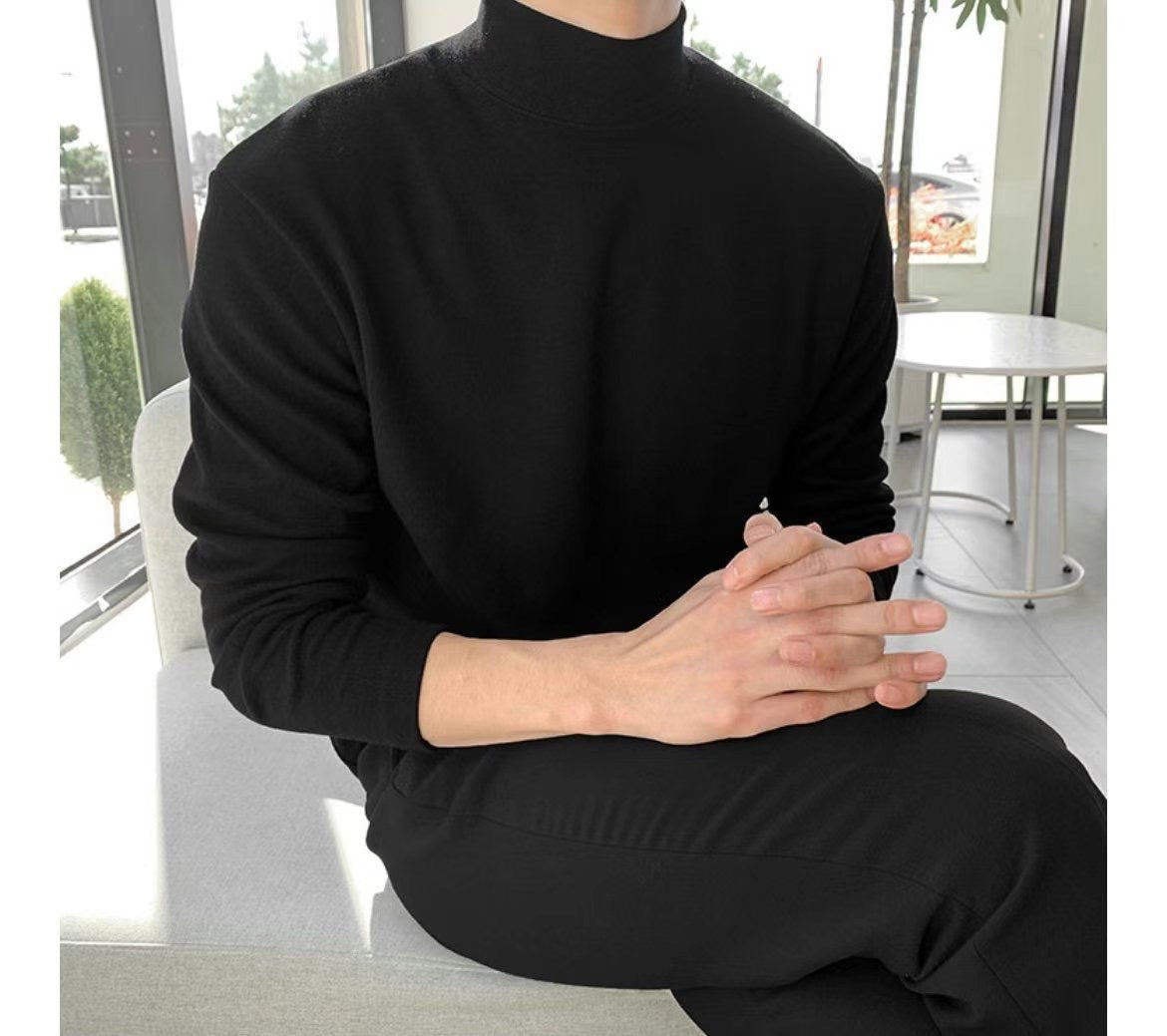 必入!半領上衣Basic Turtle Neck Top