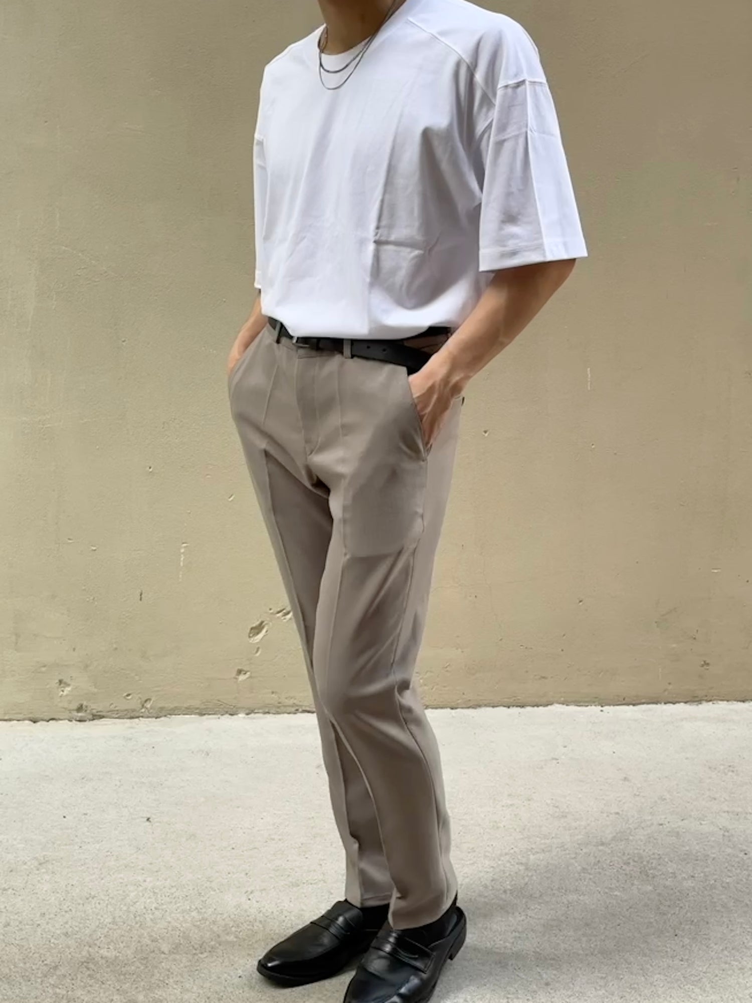 基本直腳長褲 香港男裝