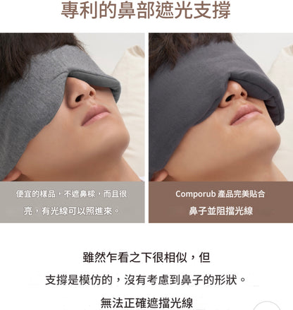 [優質睡眠]Compoluv強力遮光助眠眼罩